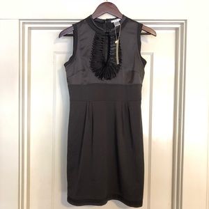NWT Esley gray ruffle dress.  Size Small